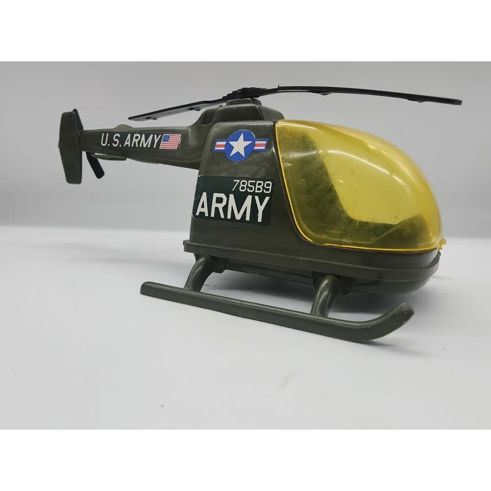 Gay Toys Inc. U.S. Army Military Helicopter Item 785 Green/Yellow Plastic USA